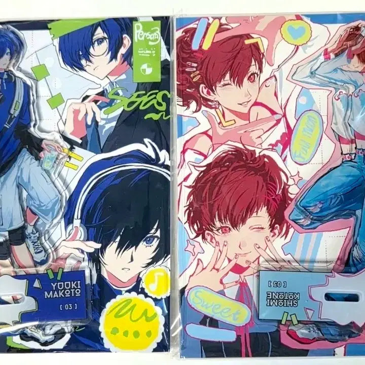 [BUNJANG] Persona 3 Protagonist Hamuko Unofficial Acrylic Stand Bundle Set / 페르소나3 주인공 햄코 비공식 아크릴 스탠드 일괄