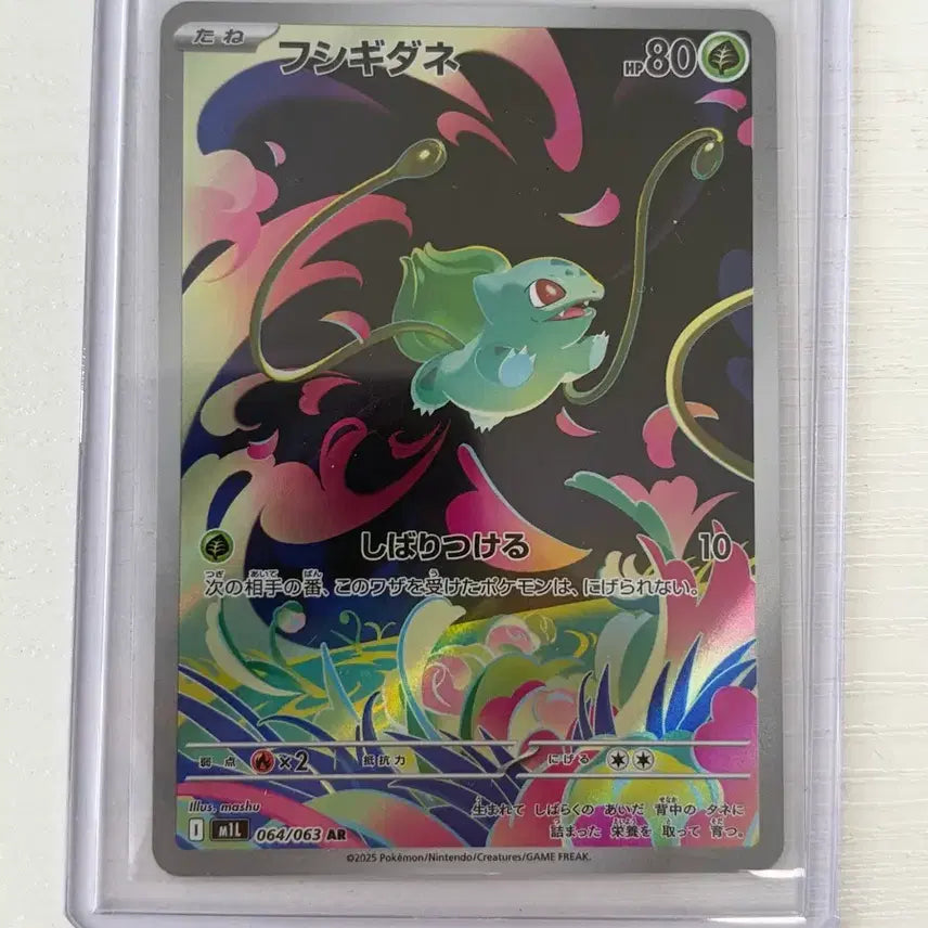 [BUNJANG] Pokemon Card Bulbasaur 064/063 AR / 포켓몬 카드 이상해씨 064/063 AR