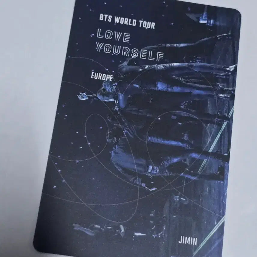 [BUNJANG] BTS Love Yourself Europe Blu-ray Photocard Jimin / 방탄소년단 럽셀콘 유럽 블루레이 블레 포카 지민