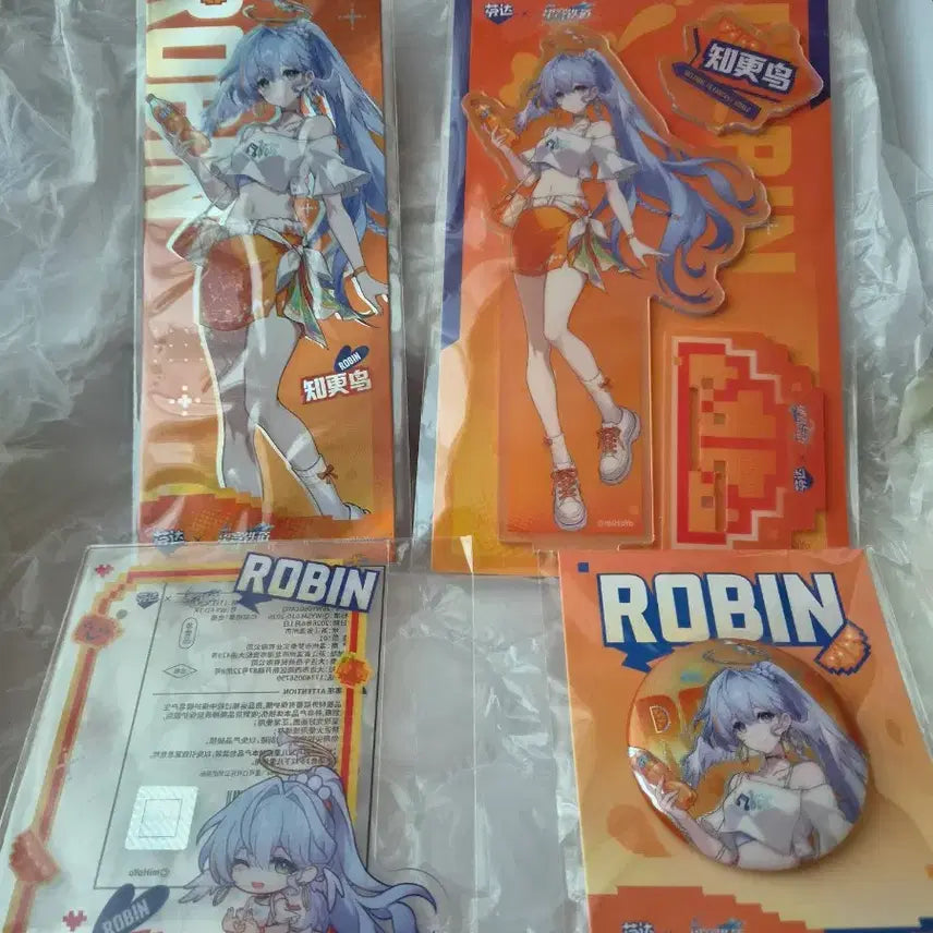 [BUNJANG] Fanta x Honkai: Star Rail Robin Acrylic Standee Set / 환타 콜라보 붕괴 스타레일 로빈 아크릴 세트(설명 필독)