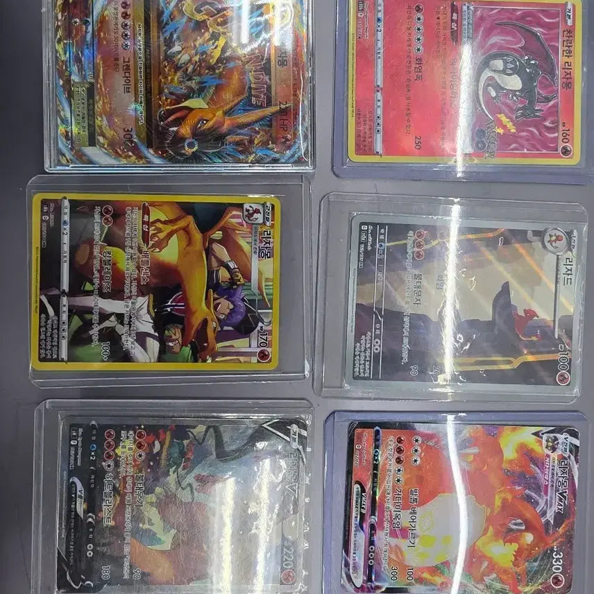[BUNJANG] Pokemon Charizard &amp; Charmeleon Cards (Bundle/Individual) / 포켓몬 카드 리자몽, 리자드[일괄/개별]