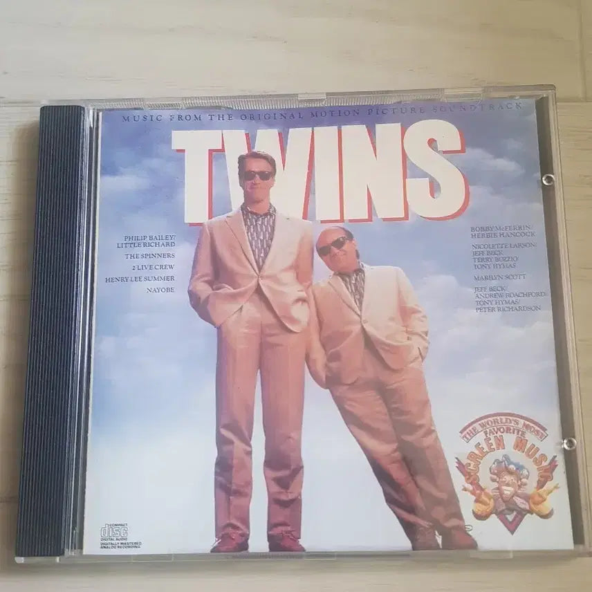 [BUNJANG] Various Artists - OST "Twins" Original Soundtrack CD / OST 영화음악cd 트윈스 Twins 제프벡 허비핸콕 필립베일리 테리바지오 Spinners 서울음반 수입