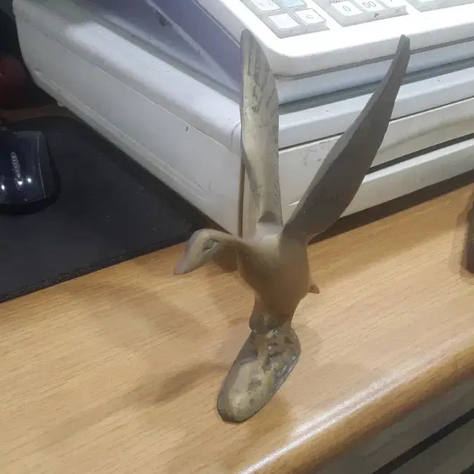 [BUNJANG] 1930s Brass Swan Figurine / 1930 동으로 만든 백조상