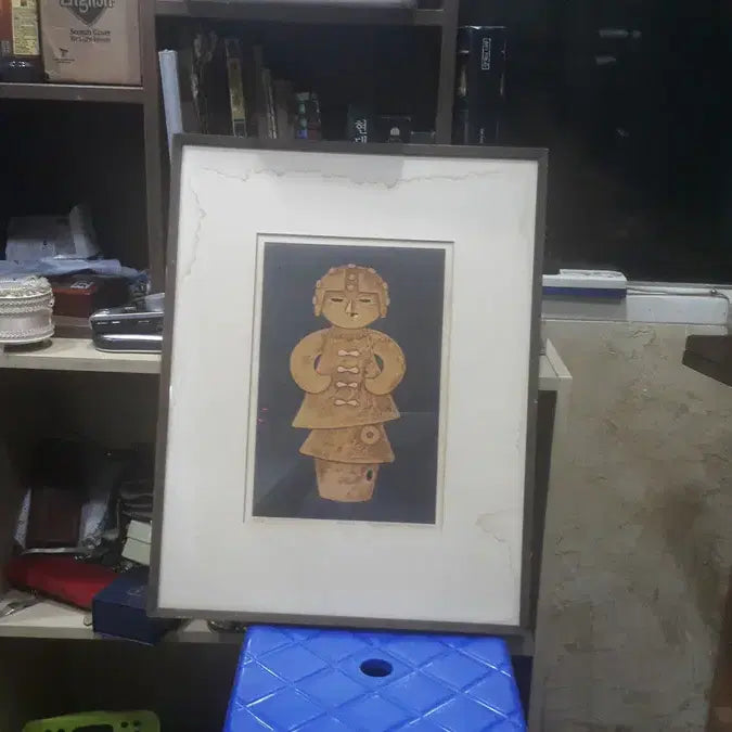 [BUNJANG] 1970s Japanese Art Piece Framed / 1970년대 일본 그림 1점