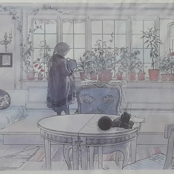 [BUNJANG] Vintage Japanese Framed Picture 1980s / 빈티지 그림 액자 1점