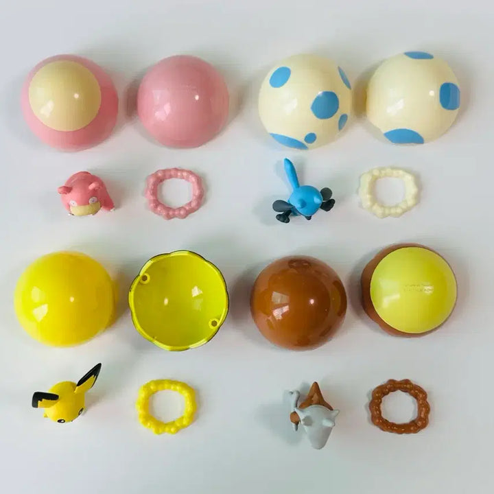 [BUNJANG] Pokemon Egg Gacha Figures / 포켓몬스터 알 속의 포켓몬 친구들 에그 가챠 야돈 리오르 피츄 탕구리