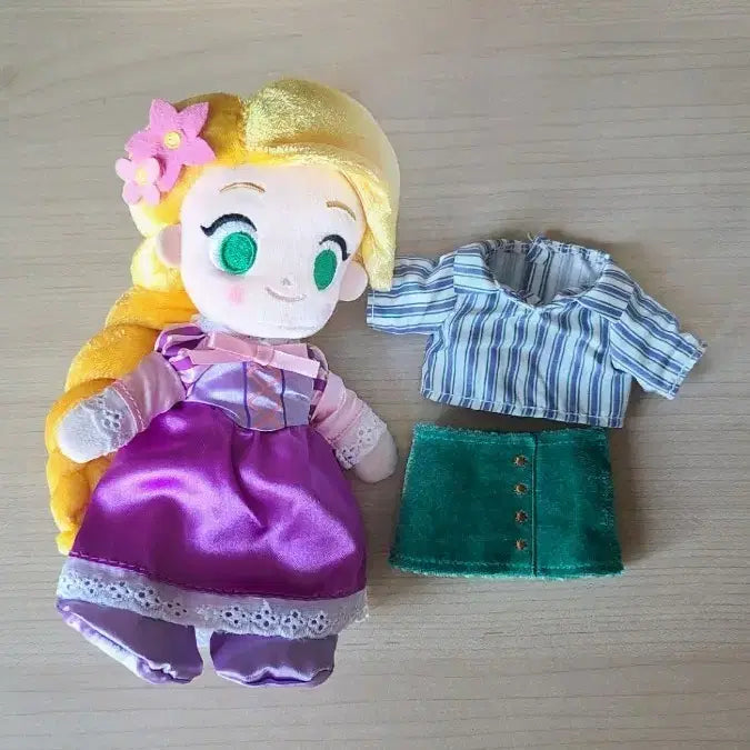 [BUNJANG] Disney Tangled Rapunzel Nuigurumi Doll Set / 디즈니 라푼젤 누이모 인형 세트