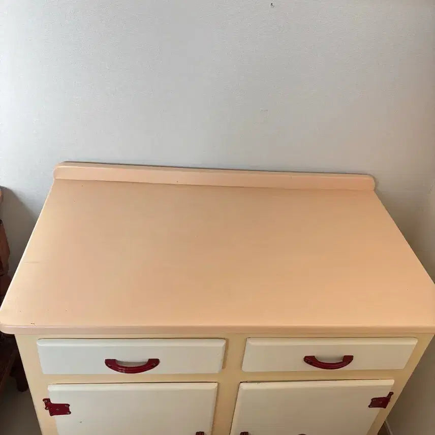 [BUNJANG] Vintage English Kitchen Cabinet Set / 영국 빈티지 키친장 상하부장