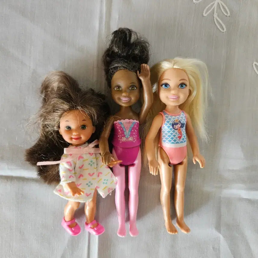 [BUNJANG] Vintage Barbie Dolls Set: Chelsea Doll &amp; Kelly Doll / 빈티지 바비인형 세트 첼시인형/켈리인형