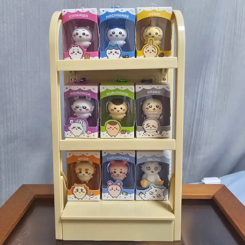 [BUNJANG] Chiikawa Choco Box Rice Ball Figure Full Set + Display Case (Sealed) / 미개봉 치이카와 초코박스 쌀알피규어 풀세트 + 쌀알피규어 진열장