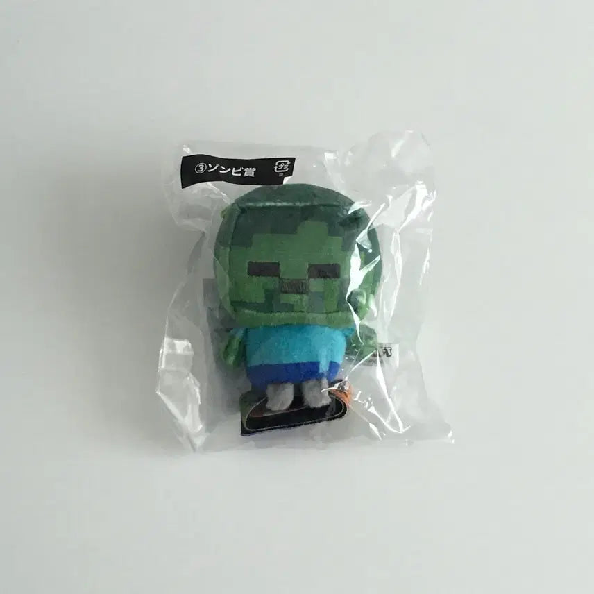 [BUNJANG] Minecraft Zombie Plush Keychain / 마인크래프트 마크 쿠지 인형 누이 키링 - 좀비