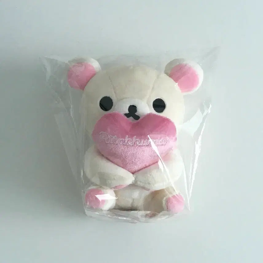 [BUNJANG] San-X Korilakkuma Classic Heart Cushion Plush / 산엑스 코리락쿠마 고전 하트 쿠션 인형