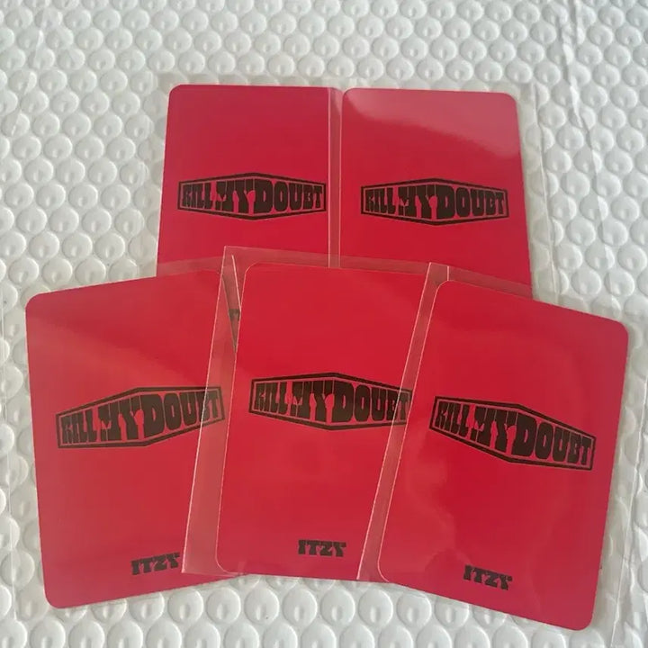 [BUNJANG] ITZY Kill My Doubt Photocard Set / Itzy kill my doubt 5장 세트