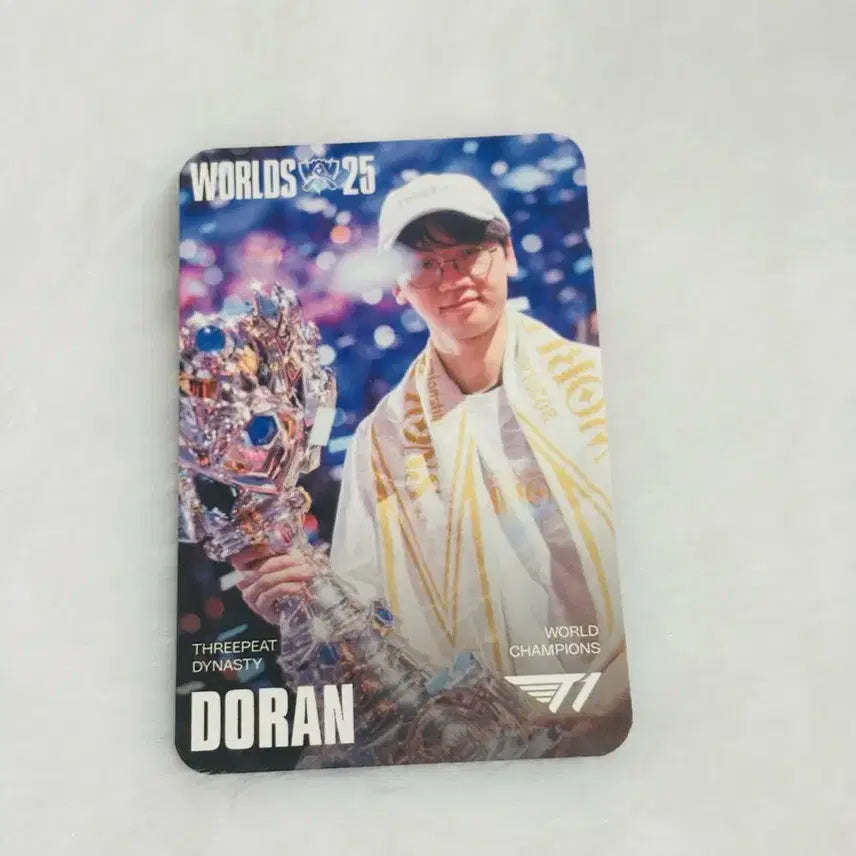 [BUNJANG] Worlds 25 Worlds Championship Doran Photocard / 월즈25 롤드컵 우승 도란 포토카드