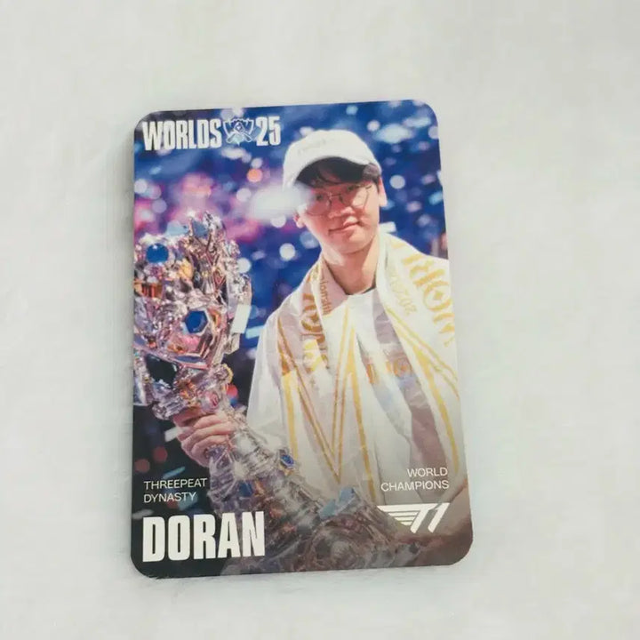 [BUNJANG] Worlds 25 Worlds Championship Doran Photocard / 월즈25 롤드컵 우승 도란 포토카드