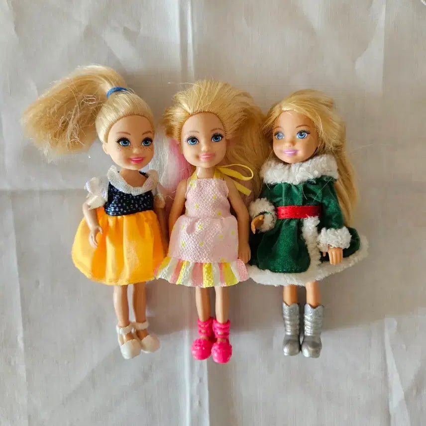 [BUNJANG] Vintage Barbie Chelsea Doll Set of 3 / 빈티지 바비인형/첼시인형 3개세트