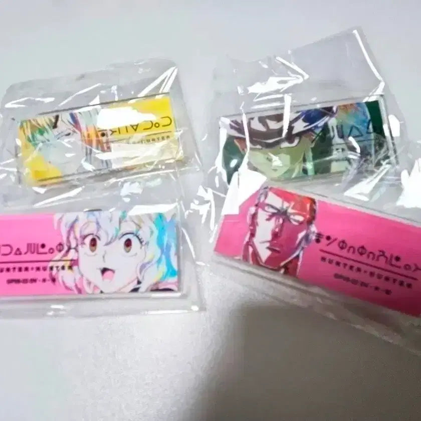 [BUNJANG] Hunter x Hunter Chimera Ant Arc Meruem Pitou Youpi Chelia Name Tag Set / 헌터헌터 키메라엔트편 메르엠 피트 유피 푸흐 명찰 팝니다!