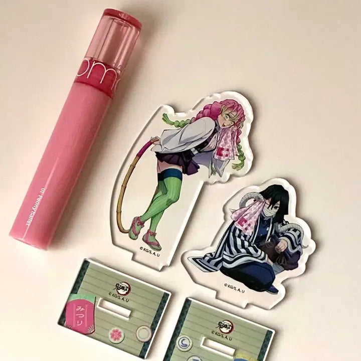 [BUNJANG] Demon Slayer Matsukiyo Cocokara Fine Acrylic Stand Kanroji Mitsuri &amp; Iguro Obanai Bundle Set / 귀멸의 칼날 마츠키요 코코카라파인 아크릴 칸로지 미츠리 이구로 오바나이 일괄