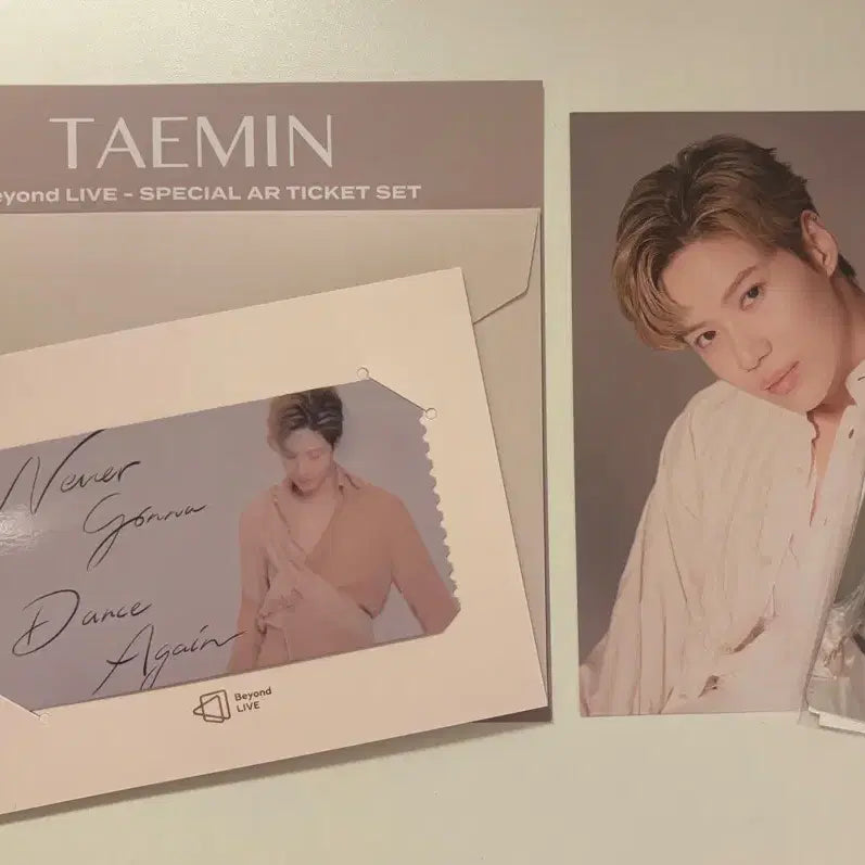 [BUNJANG] Taemin Beyond Live AR Ticket + Postcard Set / 태민 비욘라 AR티켓+엽서 (포카O)