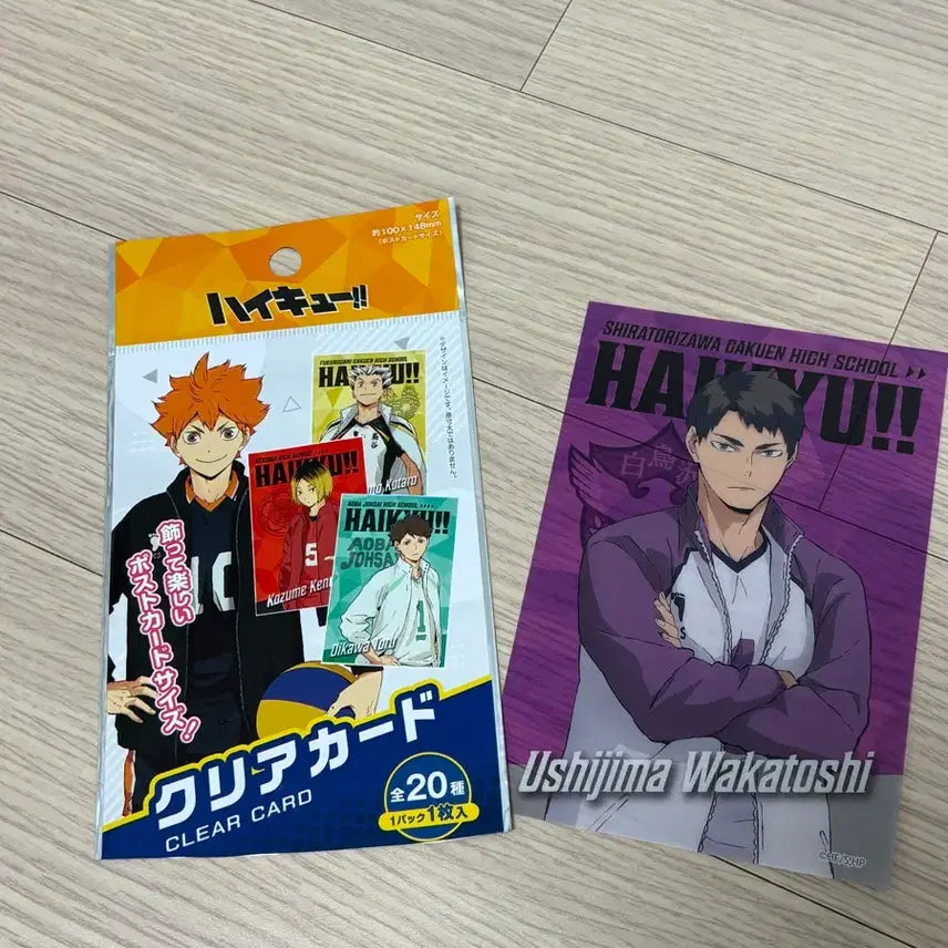 [BUNJANG] Haikyuu!! Ushijima Wakatoshi Clear Card / 하이큐 클리어카드_ 우시지마