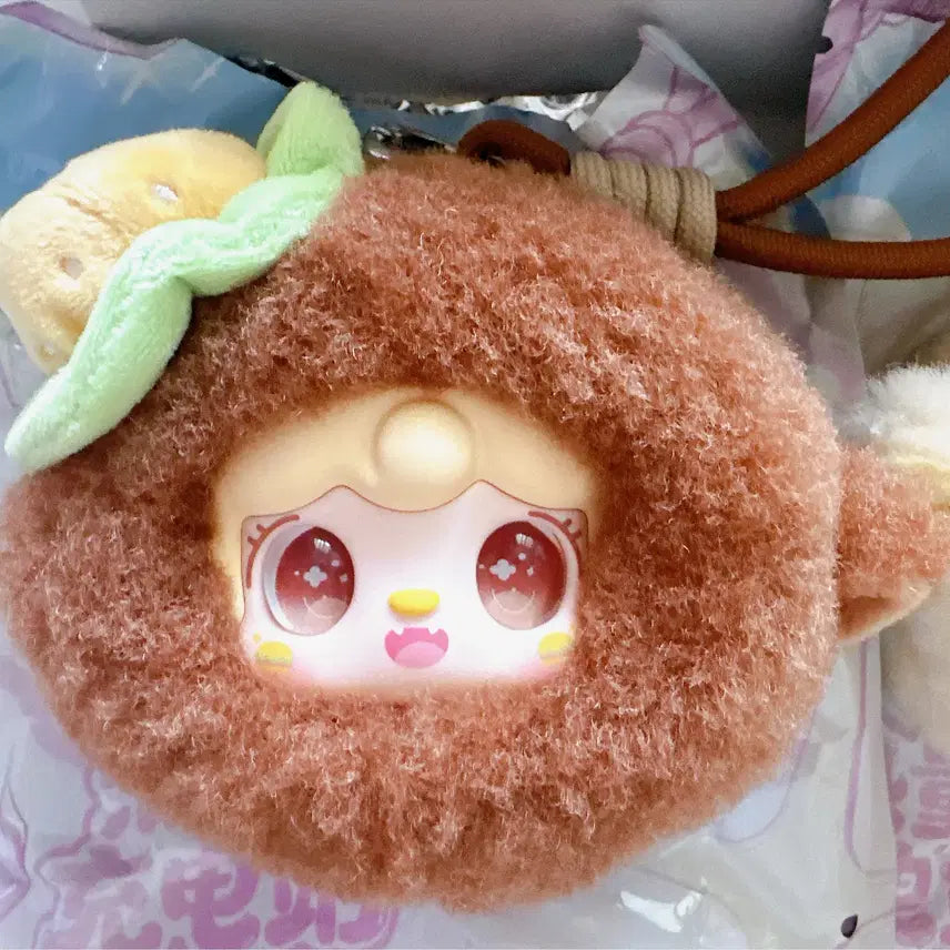 [BUNJANG] Yooki Mirror Brush &amp; Doll Keychain Bundle Set / (일괄) Yooki 유키 거울빗 인형키링 세트