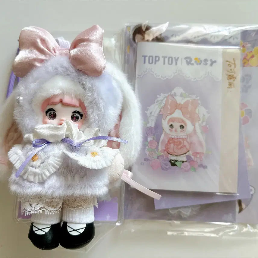 [BUNJANG] TOPTOY Rosy x Nomi Doll Keychain, Zorosa Acrylic Postcard Set / TOPTOY 로지 x 노미 인형 키링 조로사 아크릴 엽서 세트