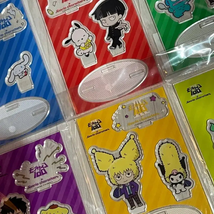 [BUNJANG] Mob Psycho 100 Sanrio Collaboration Acrylic Stand (Sealed) / 모브사이코 산리오 콜라보 아크릴스탠드 미개봉