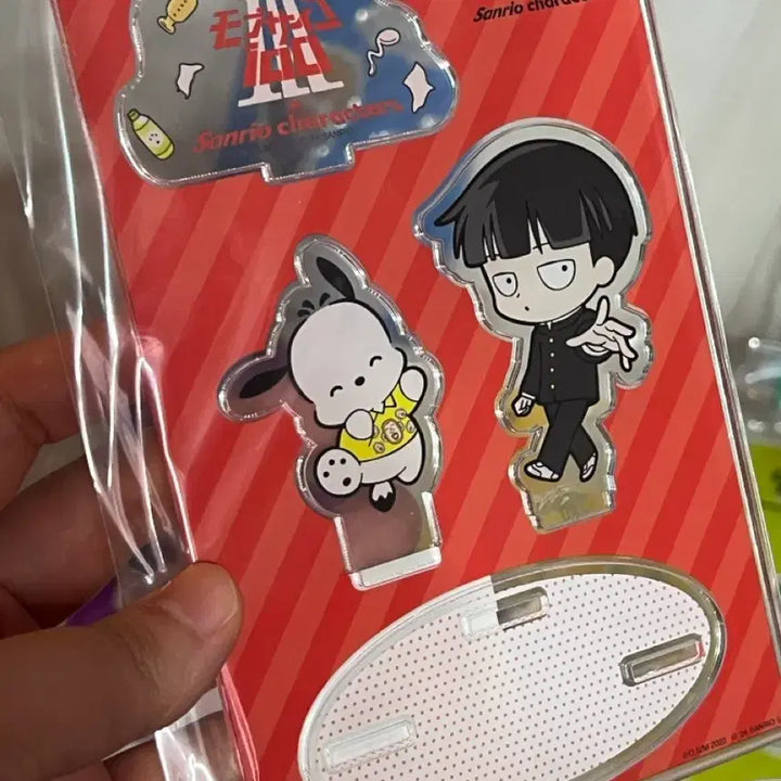 [BUNJANG] Mob Psycho 100 Sanrio Collaboration Acrylic Stand (Sealed) / 모브사이코 산리오 콜라보 아크릴스탠드 미개봉
