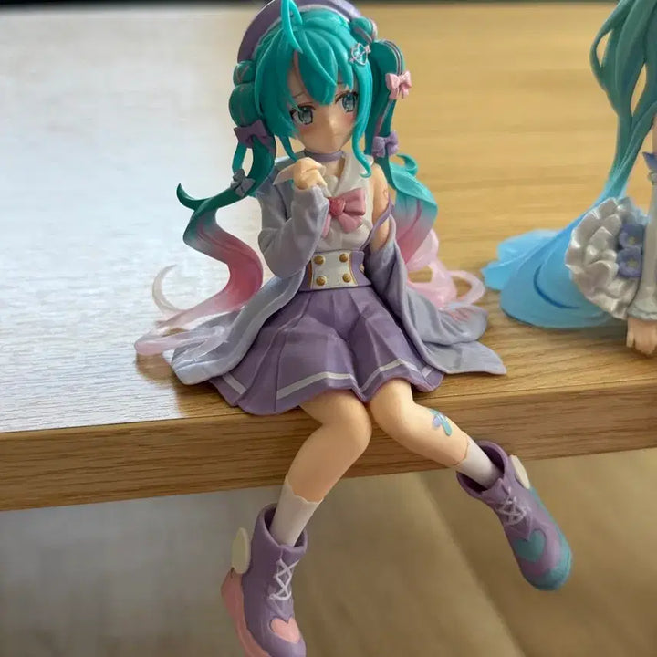 [BUNJANG] Hatsune Miku Noodle Stopper Figure Set (4 Pieces) / 하츠네 미쿠 누들스토퍼 4개