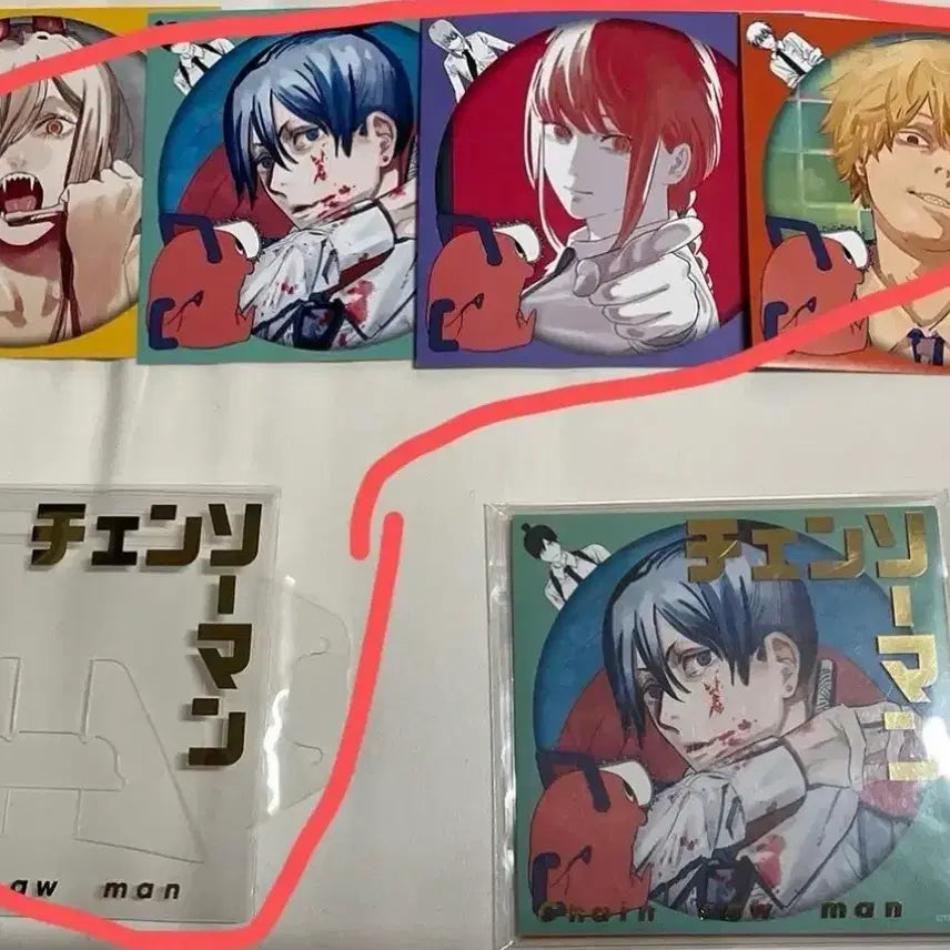 [BUNJANG] Chainsaw Man Sticker Set / 급처) 체인소맨 스티커세트