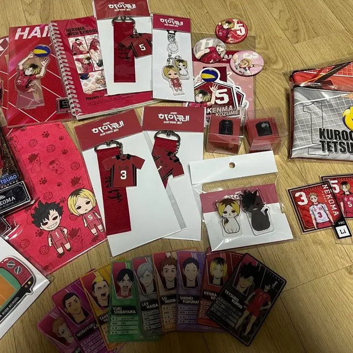 [BUNJANG] Haikyuu!! Nekoma Kuroo Kenma Goods Bundle Set / 하이큐 네코마 쿠로오 켄마 굿즈 일괄 양도
