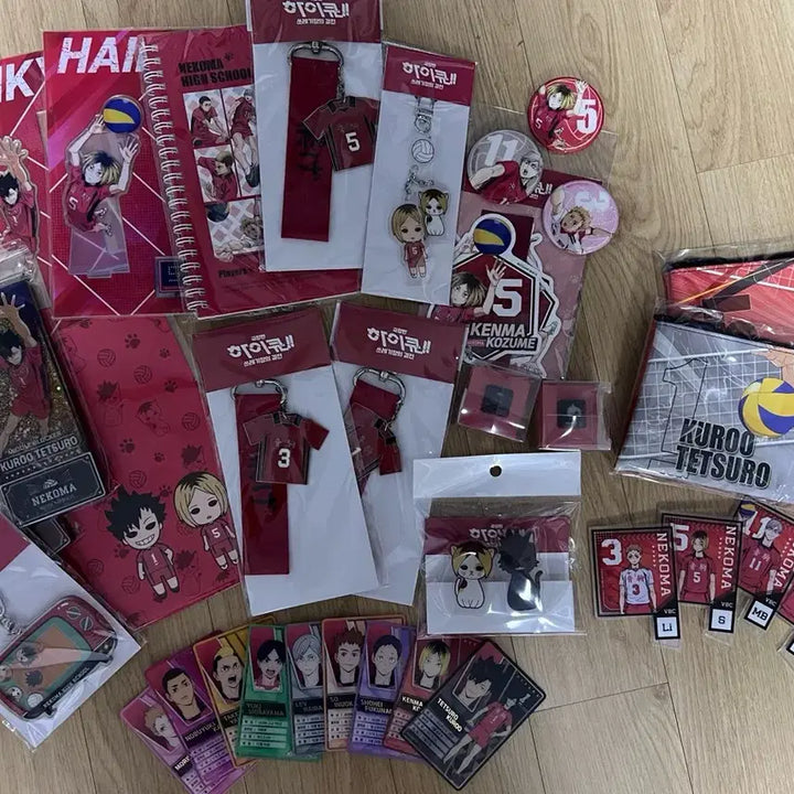 [BUNJANG] Haikyuu!! Nekoma Kuroo Kenma Goods Bundle Set / 하이큐 네코마 쿠로오 켄마 굿즈 일괄 양도
