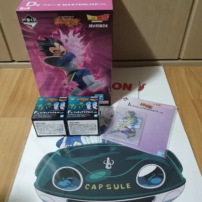 [BUNJANG] Dragon Ball Ichiban Kuji Spectacle Vegeta D Prize &amp; Magnet F Prize (Sealed) / 미개봉) 제일복권 드래곤볼 스팩타클 베지터 D상, 마그넷 F상 2종