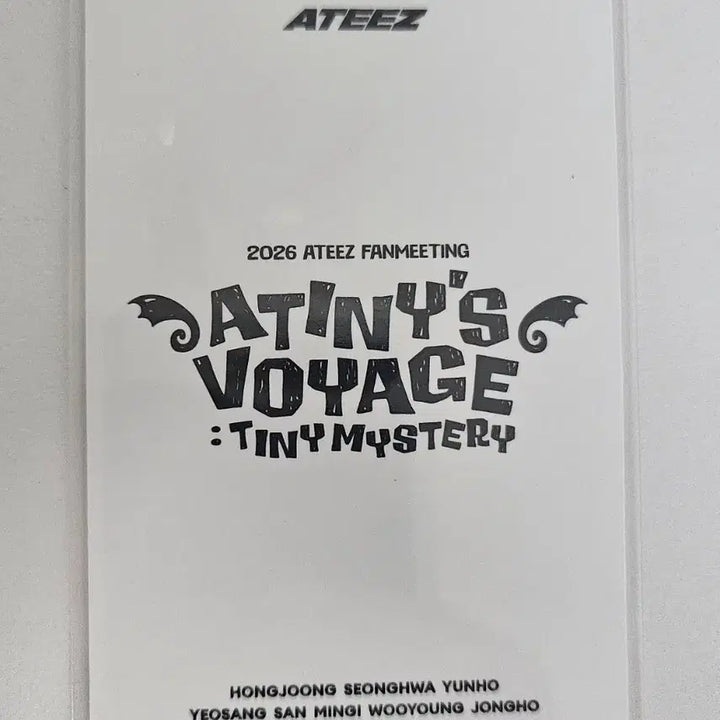 [BUNJANG] ATEEZ Fanmeeting ATINY Zone MD Photocard Bundle Set (Wooyoung, San, Hongjoong, Jongho) / 에이티즈 팬미팅 에이티니존 MD 유닛 우산즈  우영 산 , 오마모리 캡막즈 홍중 종호