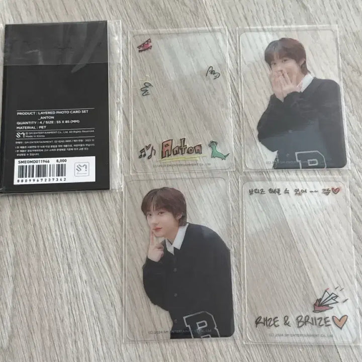 [BUNJANG] RIIZE Clear Photocard Set / 라이즈 투명 포카