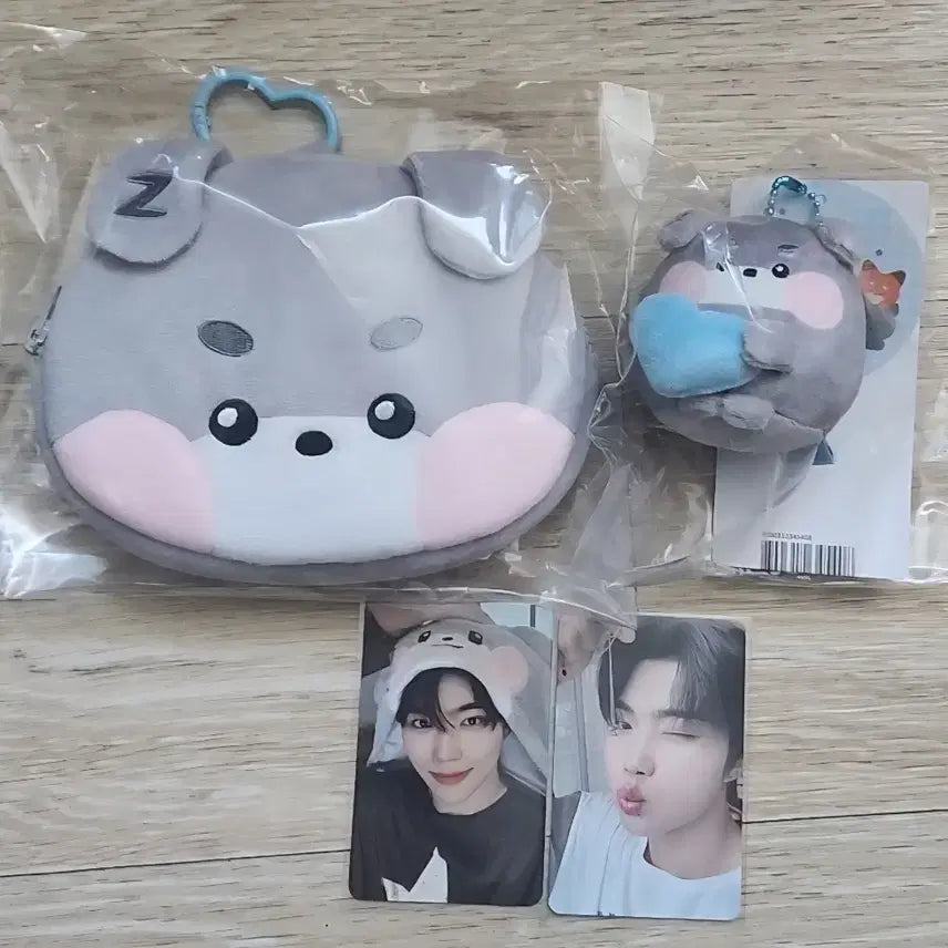 [BUNJANG] ZB1 Park Gunwook Zerini Pouch, Magnet Doll, Necklace Photocard Bundle Set / [급처] 제로베이스원 박건욱 제로니 파우치, 마그넷 인형, 목걸이  포토카드 일괄