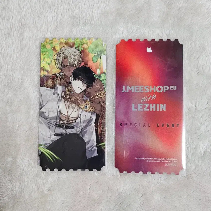 [BUNJANG] Jaimi Shop Resin French White Night Flower Road Ticket / 재이미샵 레진 유럽 프랑스 백야의 꽃길 티켓