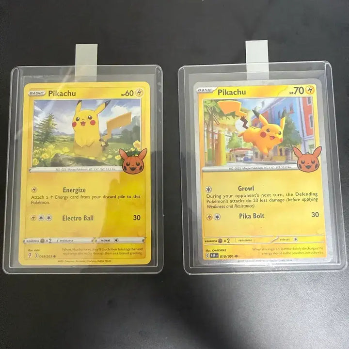[BUNJANG] Pokemon TCG North American Halloween Pikachu Holo &amp; Standard Card Set / 포켓몬카드 북미 할로윈 피카츄 홀로&amp;일반 세트