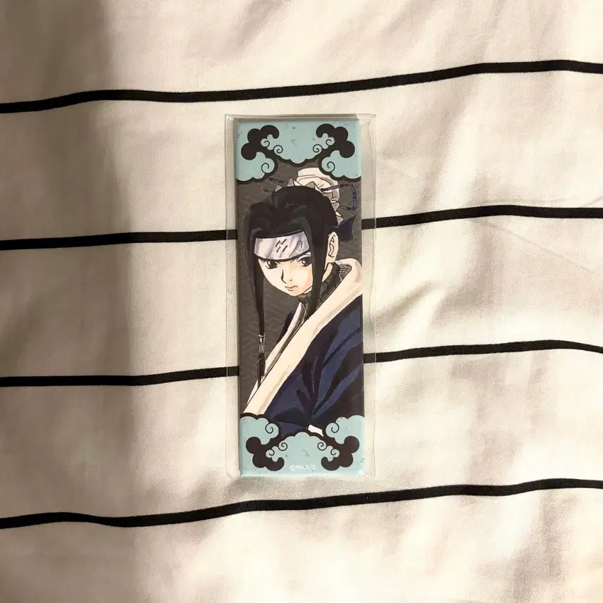 [BUNJANG] Naruto Jump Shop Original Art Long Square Can Badge Haku / 나루토 점프샵 원화 롱 사각 캔뱃지 하쿠