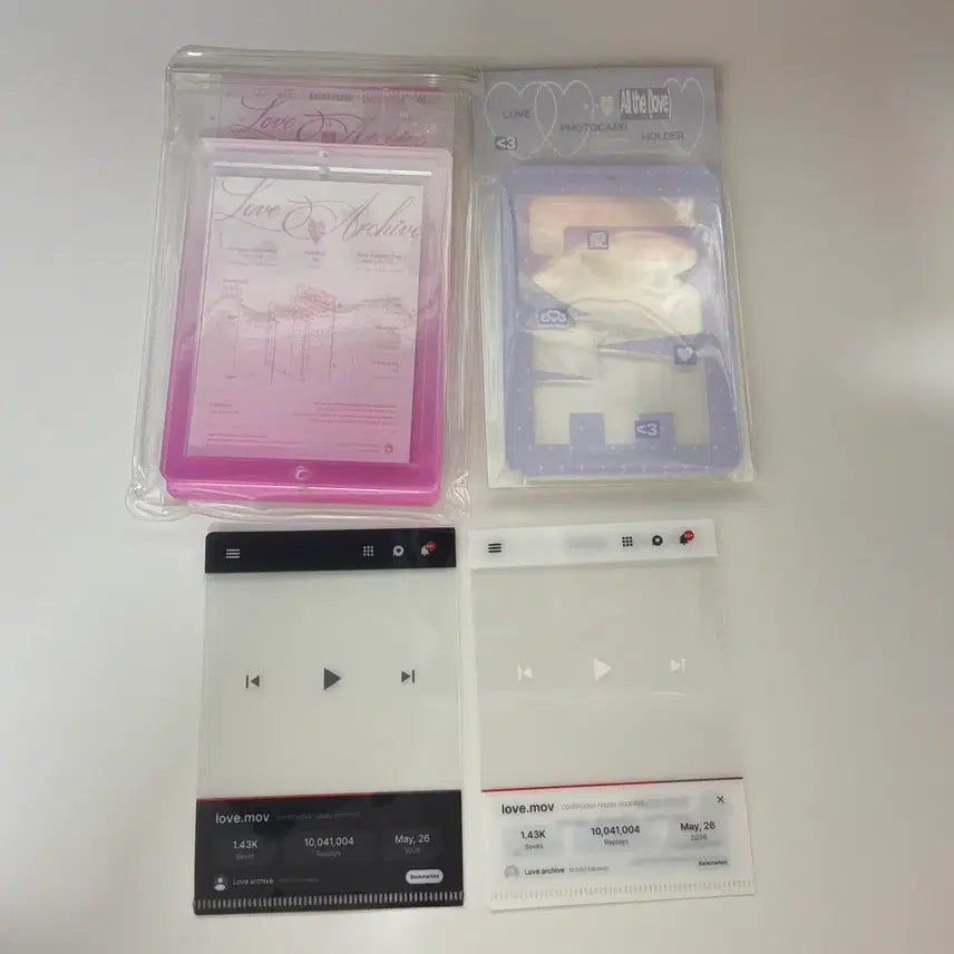 [BUNJANG] Two (투) Love Archive Acrylic Photocard Holder Set / two님 투님 러브 아카이브, 포카홀더  love 아크릴 포카 홀더
