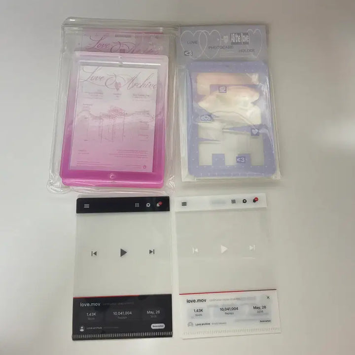 [BUNJANG] Two (투) Love Archive Acrylic Photocard Holder Set / two님 투님 러브 아카이브, 포카홀더  love 아크릴 포카 홀더