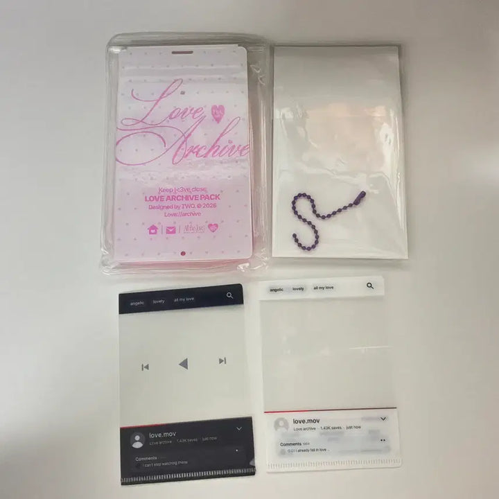 [BUNJANG] Two (투) Love Archive Acrylic Photocard Holder Set / two님 투님 러브 아카이브, 포카홀더  love 아크릴 포카 홀더