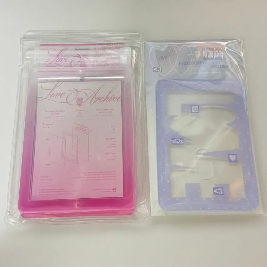 [BUNJANG] Two (투) Love Archive Acrylic Photocard Holder Set / two님 투님 러브 아카이브, 포카홀더  love 아크릴 포카 홀더