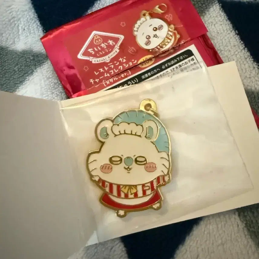[BUNJANG] Cheekawaii Restaurant Metal Charm Momonga / 치이카와 레스토랑 메탈 참 모몽가