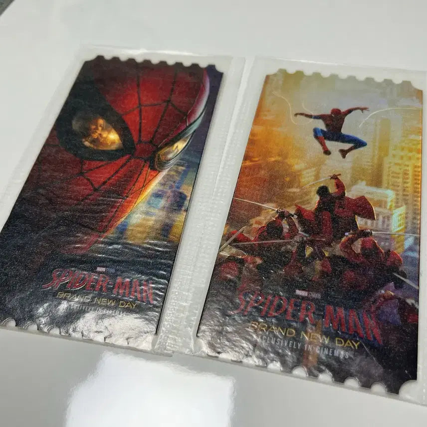 [BUNJANG] Spider-Man Brand New Day Original Ticket Set A &amp; B / 2종세트///스파이더맨 브랜드 뉴 데이 오리지널 티켓 세트 a b 오티