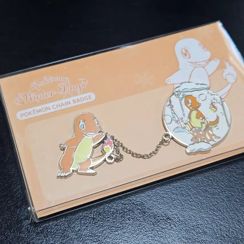 [BUNJANG] Pokemon Store Chain Badge "Winter Days" Set / 포켓몬 스토어 체인 뱃지 Winter Days 이상해씨 파이리 꼬북이 3종 일괄 판매