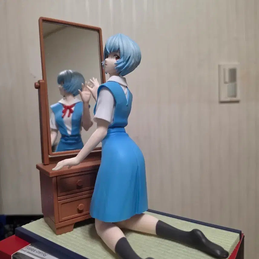 [BUNJANG] Evangelion Ayanaami Rei Mirror Figure / 에반게리온 아야나미 레이 거울 피규어