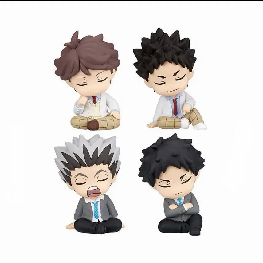 [BUNJANG] Haikyu!! Shoulder Gription Figure 4-Piece Set / (새상품) 하이큐!! 어깨쿵 피규어 4종 세트