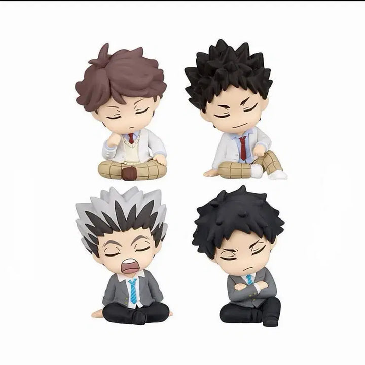 [BUNJANG] Haikyu!! Shoulder Gription Figure 4-Piece Set / (새상품) 하이큐!! 어깨쿵 피규어 4종 세트