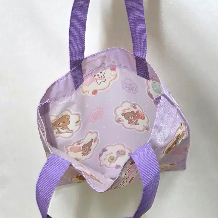 [BUNJANG] San-X Rilakkuma x Chupa Chups Collaboration Purple Bag / (새상품) 산엑스 리락쿠마 x 츄파츕스 가방